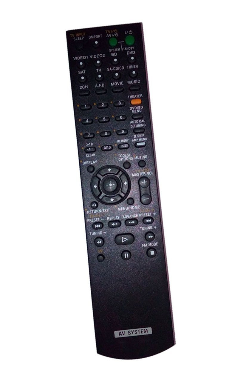 JustFine Replaced Remote Control for Sony HTDDW8600 RMAAU024 STR-DH500 1-480-588-11 STRDH700 Home Theater Audio/Video Receiver AV System - Image 1